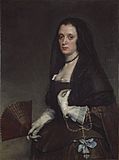 La dama del abanico, por Diego Velázquez