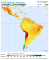 Latin America and Caribbean GHI Solar-resource-map GlobalSolarAtlas World-Bank-Esmap-Solargis