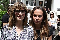 Lisa Langseth & Alicia Vikander Cannes 2012