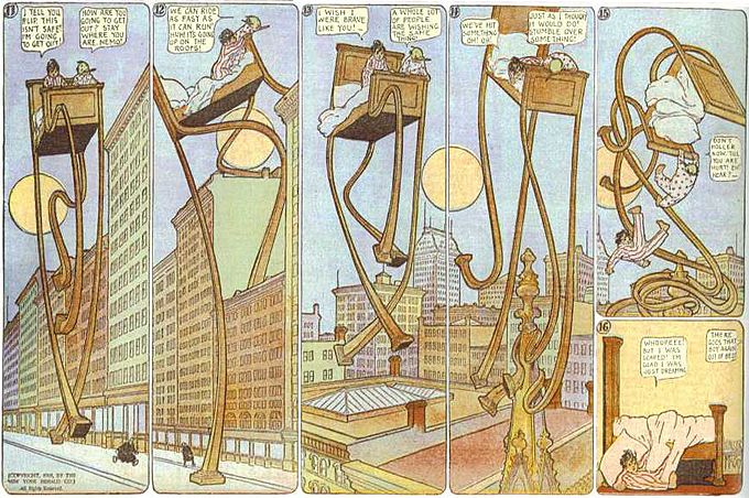 Little Nemo in Slumberland (1908-07-26) panels 11 to 15