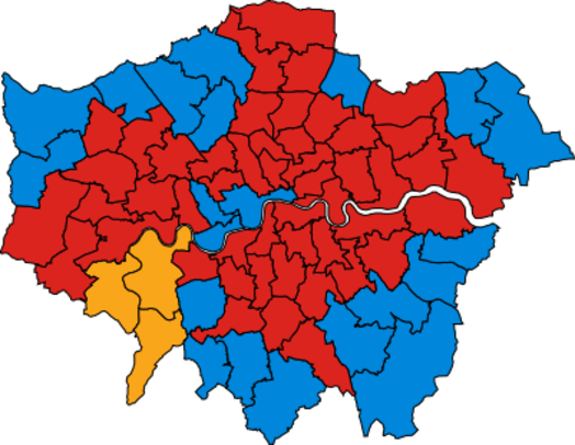 LondonParliamentaryConstituency2019Results