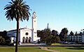 Loyola Marymount SunkenGardens SacredHeartChapel (cropped)