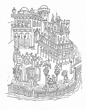 MZK 001 Nr 09 Eine Ansicht des Dogenpalastes - Fig. 01 Ende 14. Jhdt