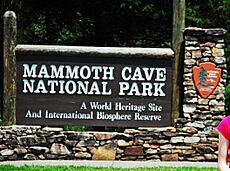 Mammoth Cave sign