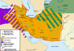 Map Safavid persia