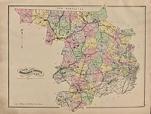 Map of Middlesex County, Massachusetts, by Geo. H. Walker & Co., 1889