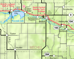 Map of Mitchell Co, Ks, USA.png