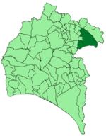 Map of Zufre (Huelva)