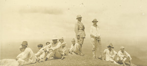 Marechal Rondon e sua equipe no cume da Pedra do Cucuí (AM) a expedição da Comissão de Inspeção de Fronteiras