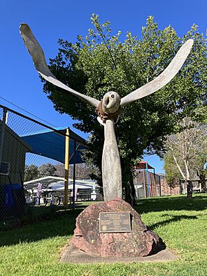 Memorial to the crash of DC-3 VH-ANK in September 1948
