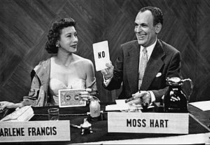 Moss Hart Arlene Francis Answer Yes or No 1950