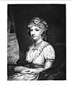 Mrs Nicklin etching from Gilbert Stuart painting