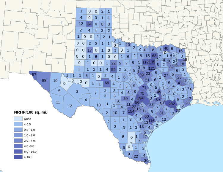 NRHP Texas map.svg