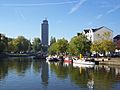Photo of the Erdre in Nantes.