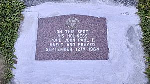 Our Lady of Lourdes Grotto, Pope John Paul II (Flatrock, Newfoundland and Labrador)
