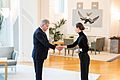 Pääministeri Marin jätti valtioneuvoston eropyynnön tasavallan presidentti Sauli Niinistölle 6.4.2023 (52797620803)