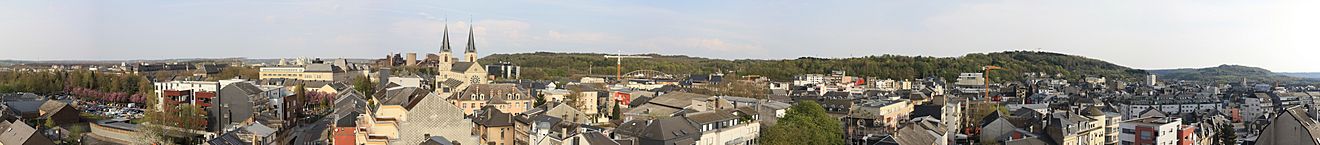 Panorama of Esch-sur-Alzette, Luxembourg