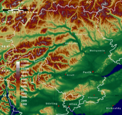 Perth adn Kinross topo