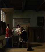 Pieter de Hooch - The Visit