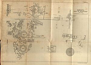 Plan of excavation Sarnath