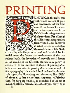 Printing by William Morris