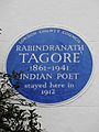 Rabindranath Tagore Rabindranath 1861-1941 Indian Poet stayed here in 1912