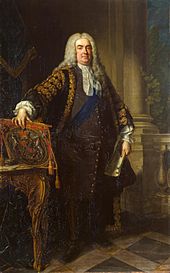 Retuched Painting of Robert Walpole