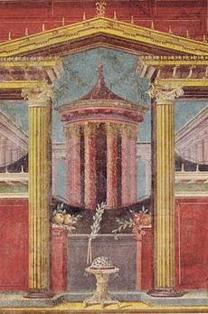 Roman fresco from Boscoreale, 43-30 BCE, Metropolitan Museum of Art