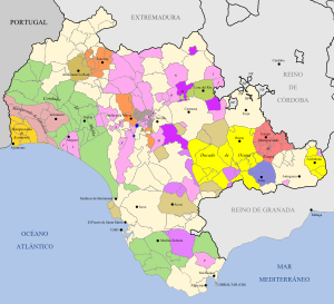 Señoríos del Reino de Sevilla.svg