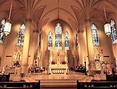 St. Francis Xavier Cathedral interior - Alexandria, Louisiana