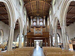 St Giles-without-Cripplegate - Nave with Organ