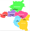 Subdistricts of Palakkad