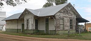 Sylvan Grove, Kansas UP depot from SE 1
