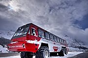 Terra Bus near the Columbia Icefield