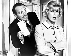 Terry-Thomas & Doris Day in Where Were You When the Lights Went Out