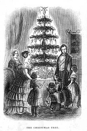 The Christmas Tree - Godey's Lady's Book, December 1850