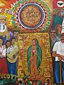 Virgin of Guadalupe mural in Chicano Park