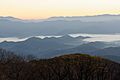 Wayah Bald, NC, view to the east before sunrise