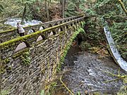 Whatcom Creek stone bridge
