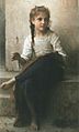 William-Adolphe Bouguereau (1825-1905) - Sewing (1898)
