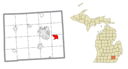 Location within Washtenaw County