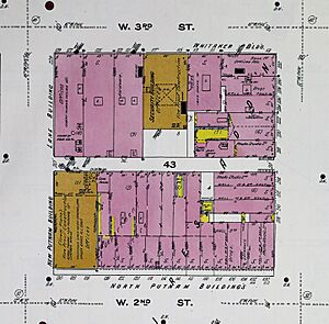 1910 Sanborn Fire Insurance Map - Putnum Block - Davenport, Iowa
