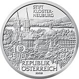 2008 Austria 10 Euro Klosterneuburg front