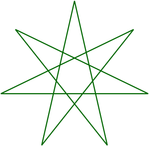 Acute heptagram