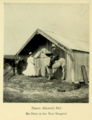 Akenehi Hei and her tent hospital