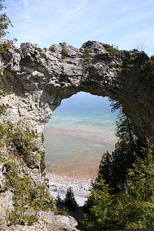Arch Rock Mackinac Island