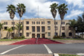 Architect Stanley Bliss designed the brick Starr County Courthouse, which opened in 1939 in Rio Grande City, Texas LCCN2014631828
