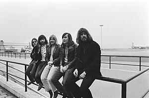 Bandleden Cees Veerman, Piet Veerman, Jaap Schilder, Arnold Mühren en Theo Klou…, Bestanddeelnr 924-3411