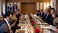 Barack Obama & Stephen Harper at lunch in Ottawa 2-19-09