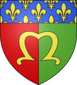 Blason ville fr Meaux (Seine-et-Marne)